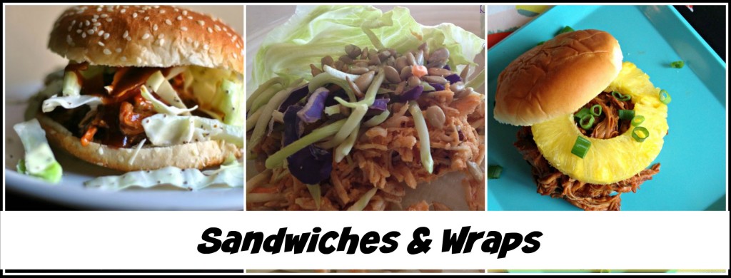 BBQ Sandwiches and Wraps