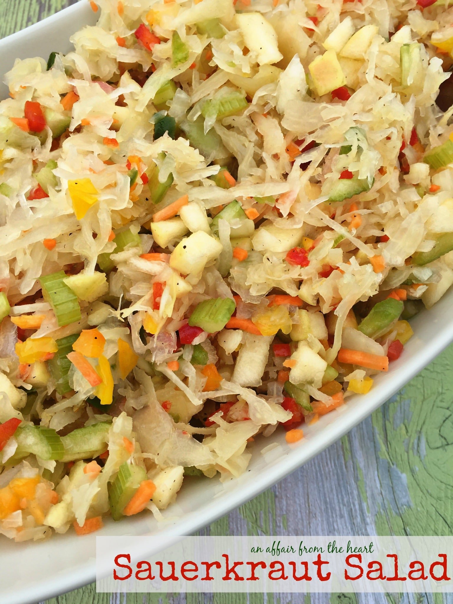 Sauerkraut Salad - An Affair from the Heart