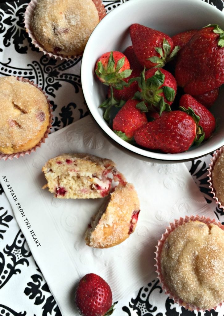 Strawberry Cheesecake Muffins