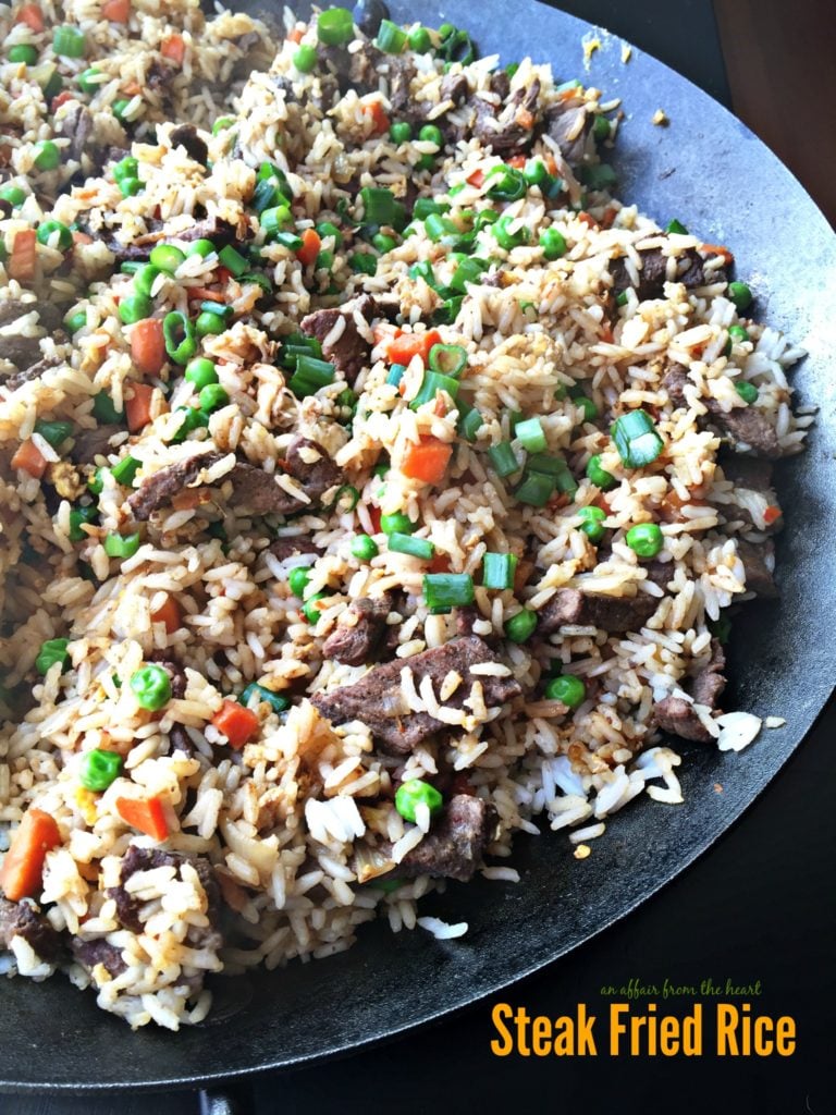 Steak Fried Rice - An Affair from the Heart