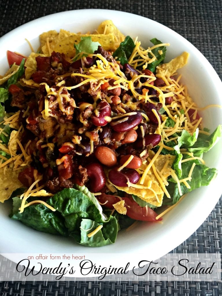 Copy Cat Wendy's Original Taco Salad