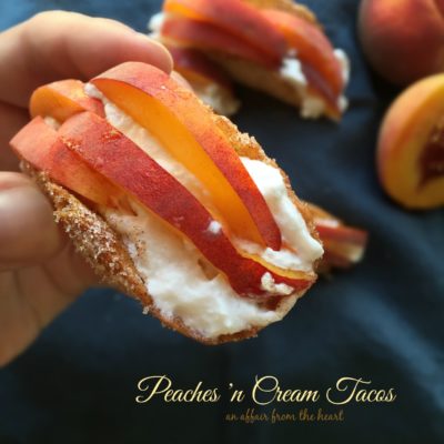 Peaches ‘n Cream Tacos
