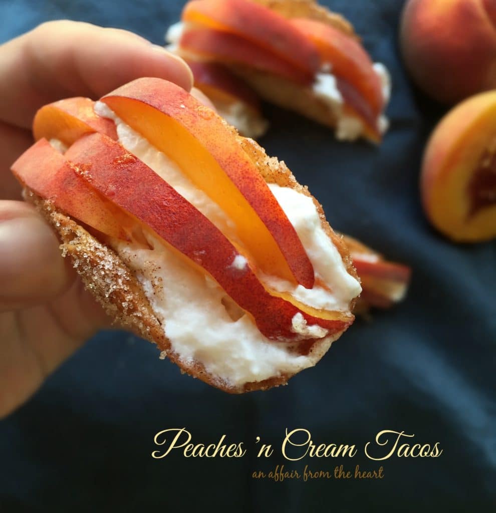 Peaches 'n Cream Tacos