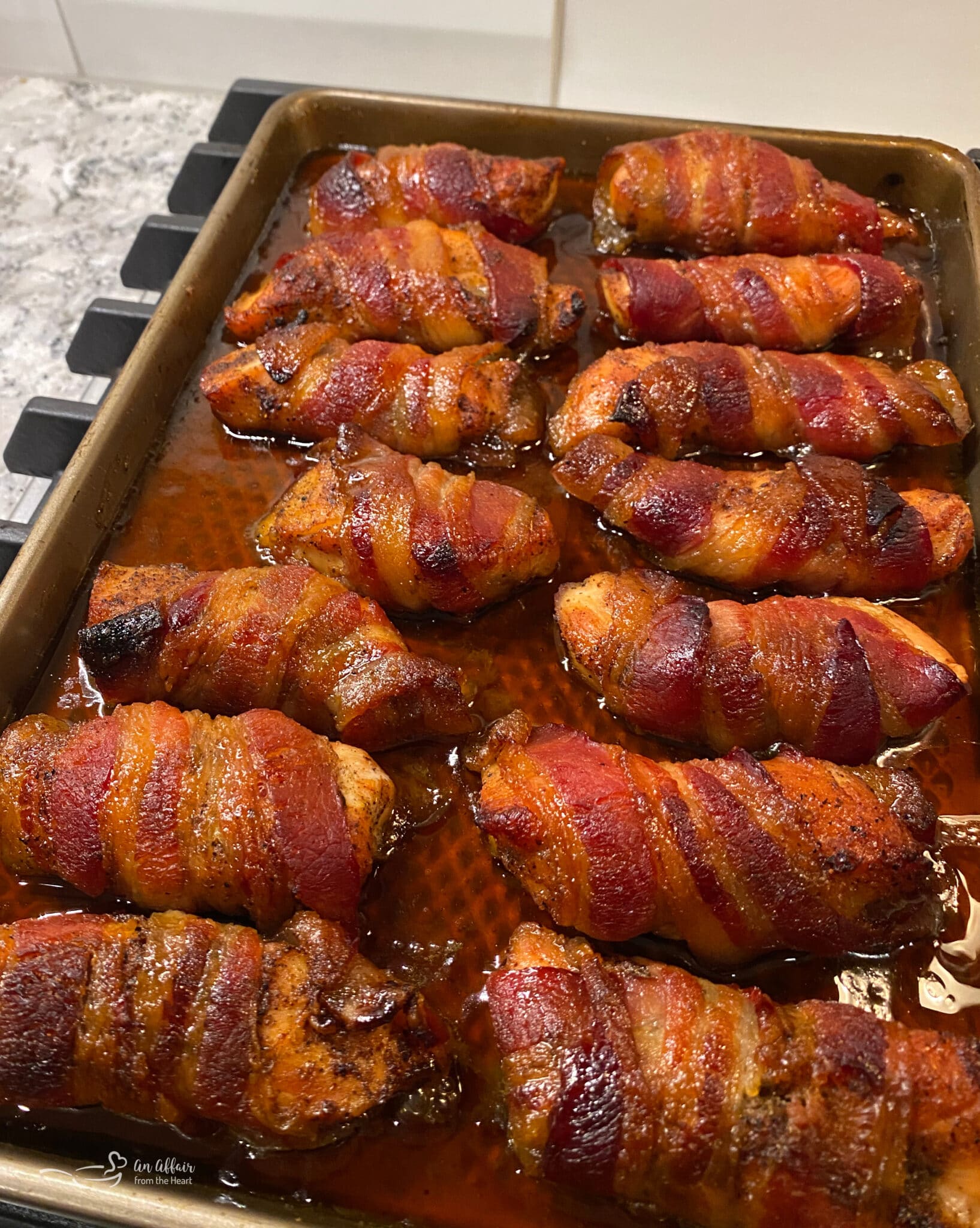 Sweet & Spicy Bacon Chicken - Baked or Grilled - A Family Favorite!