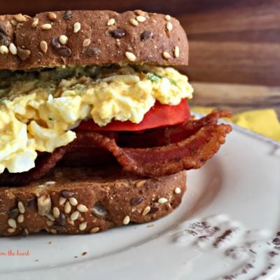 BEST {Bacon, Egg Salad & Tomato} SANDWICH