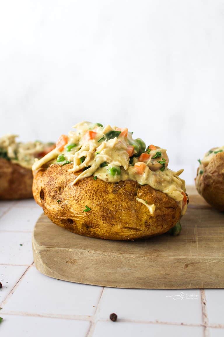 Chicken à la King Baked Potatoes