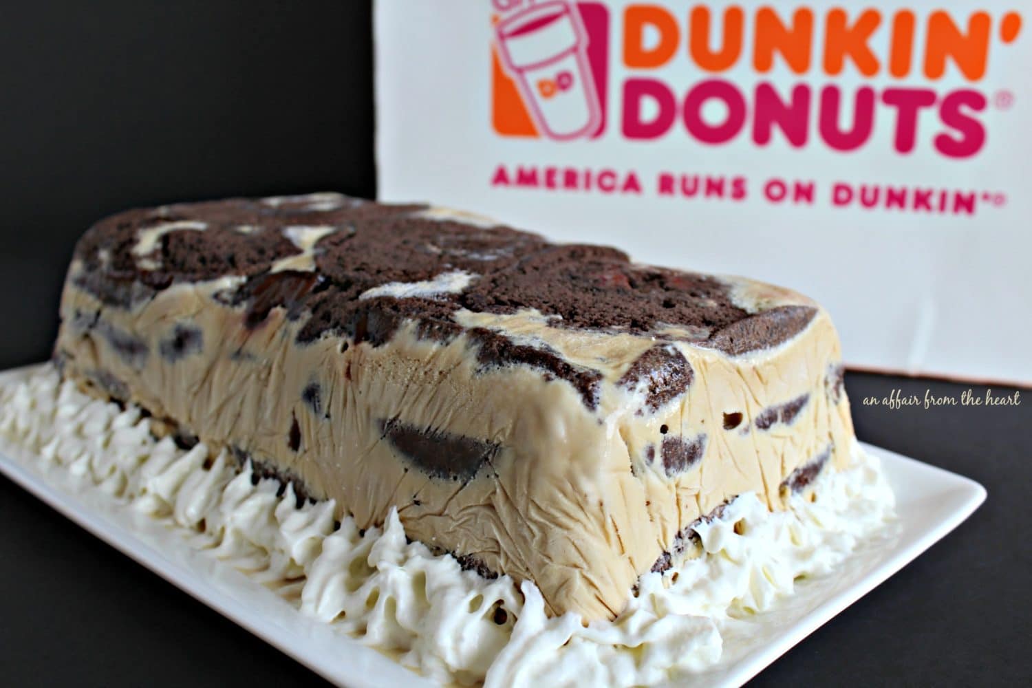 Coffee & Donuts Ice Cream Cake 