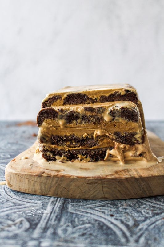 Coffee & Donuts Ice Cream Cake