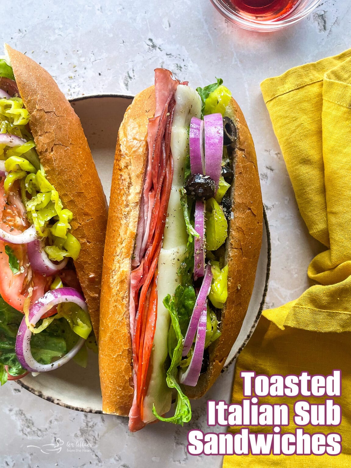 Toasted Italian Sub Sandwiches (Simple & Yummy Meal Idea!)
