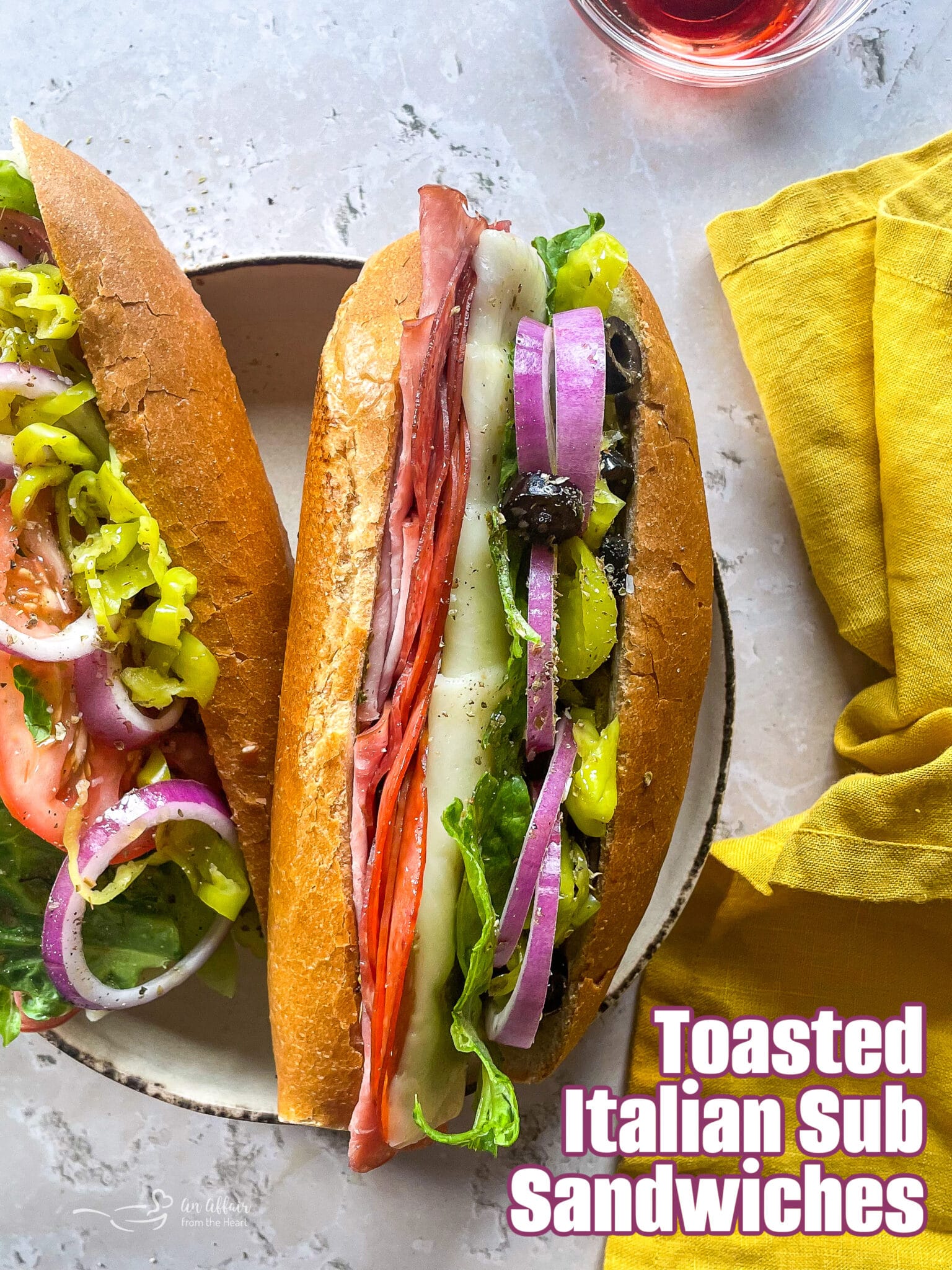 Toasted Italian Sub Sandwiches (Simple & Yummy Meal Idea!)