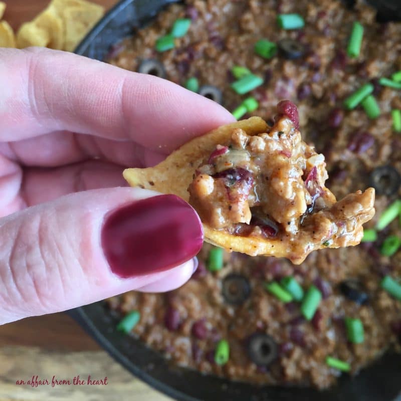 Hot Beef & Bean Dip