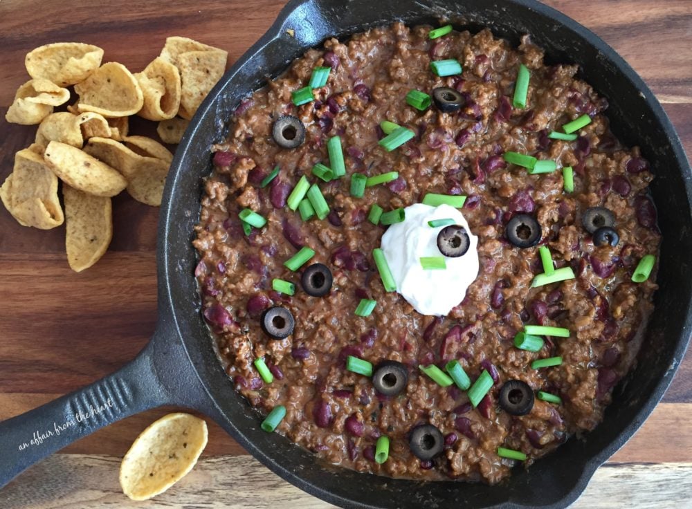 Hot Beef & Bean Dip