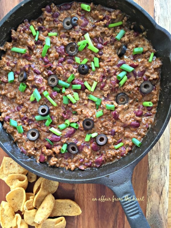 Hot Beef & Bean Dip