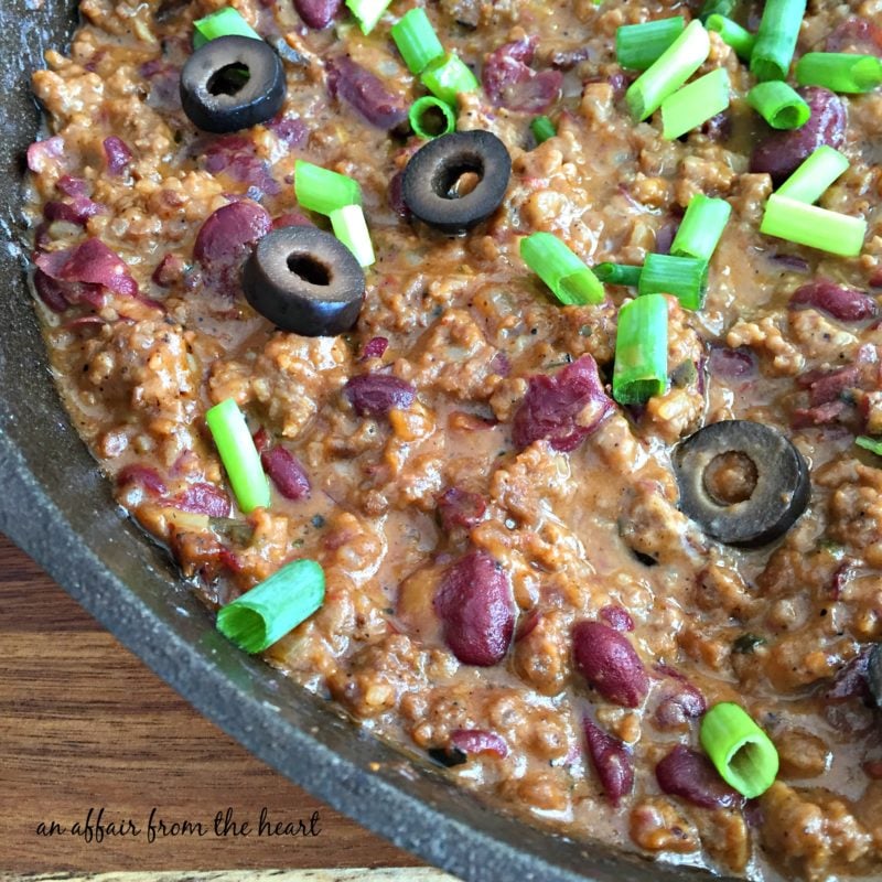 Hot Beef & Bean Dip