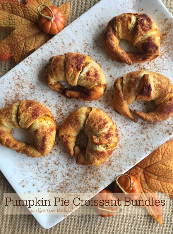 Pumpkin Pie Croissant Bundles