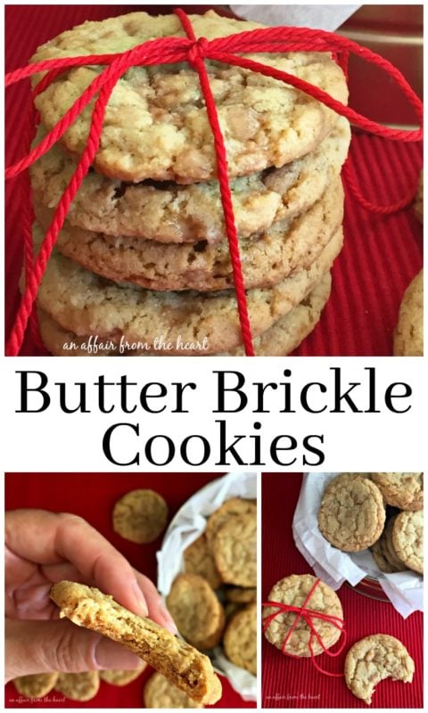 Butter Brickle Cookies - An Affair from the Heart