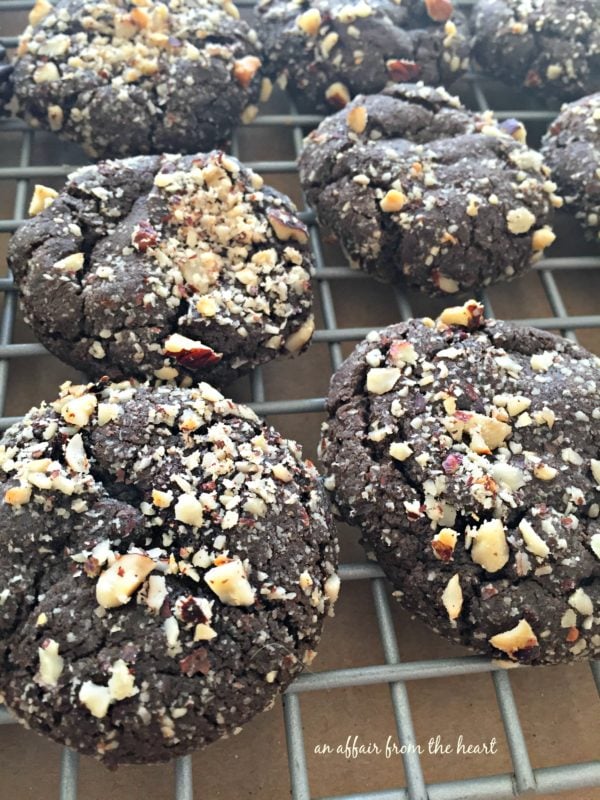 Dark Chocolate Molasses Cookies