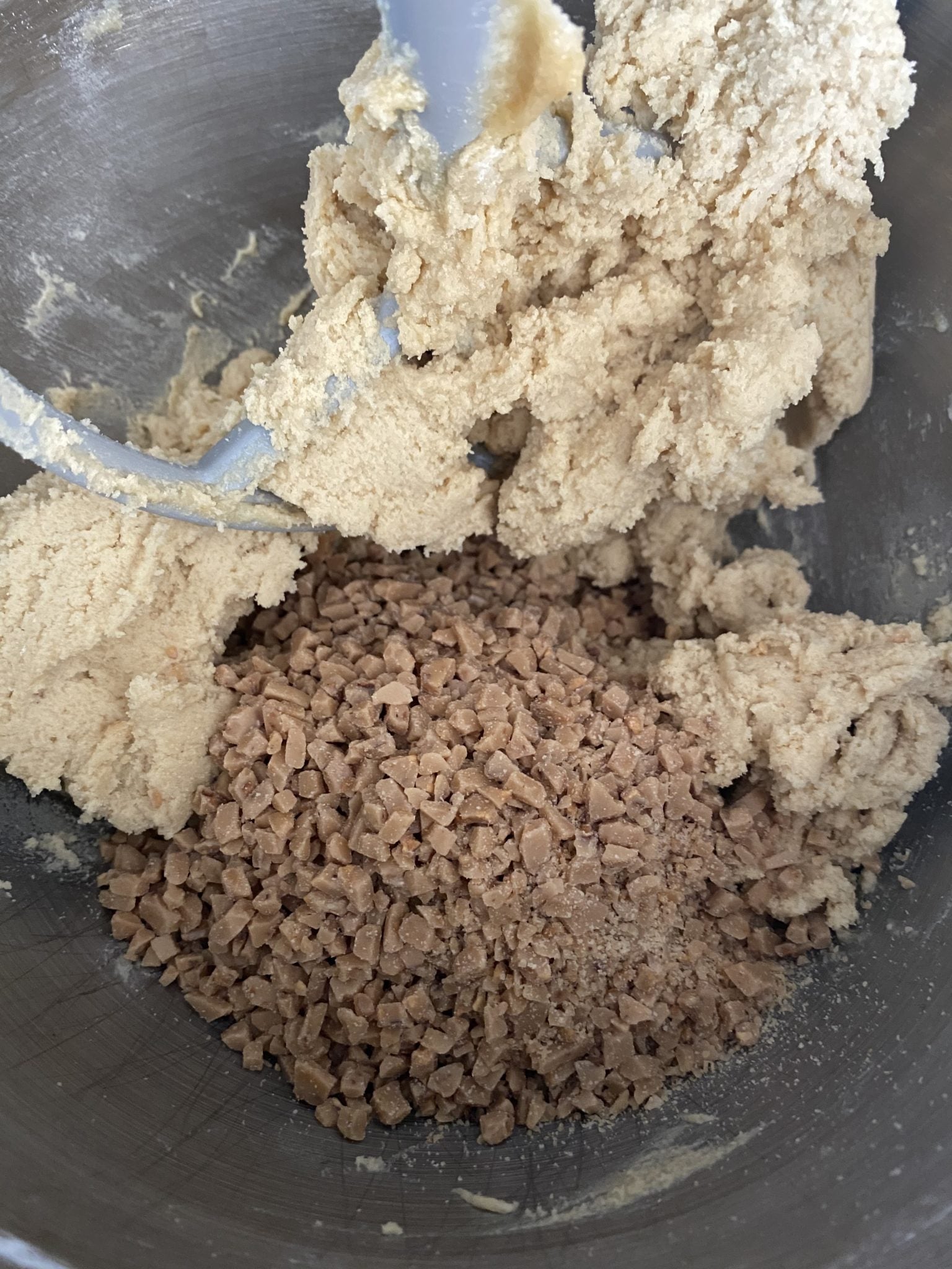 Chewy Butter Brickle Cookies buttery cookies filled with toffee bits