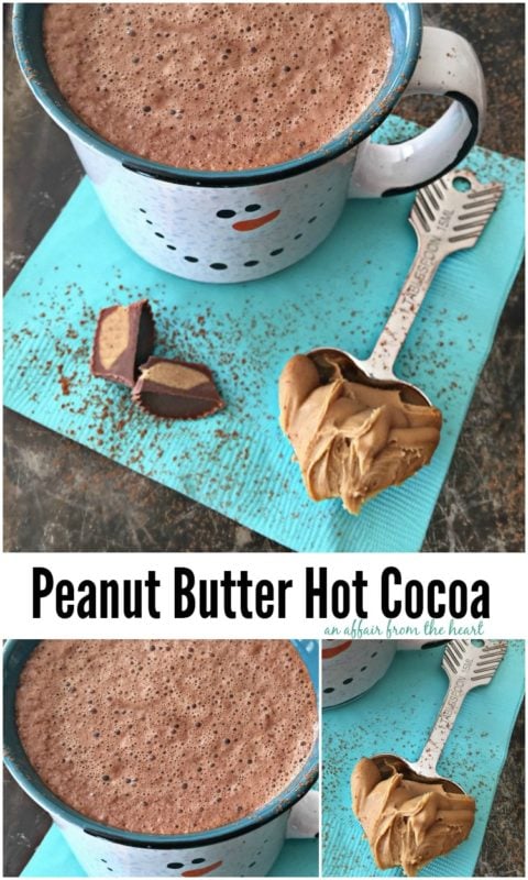 Peanut Butter Hot Cocoa - An Affair from the Heart