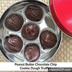  Butter Chocolate Chip Cookie Dough Truffles