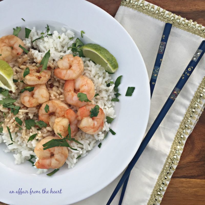 Sesame Cilantro Shrimp