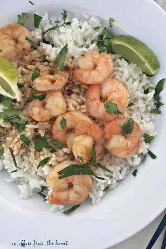 Sesame Cilantro Shrimp