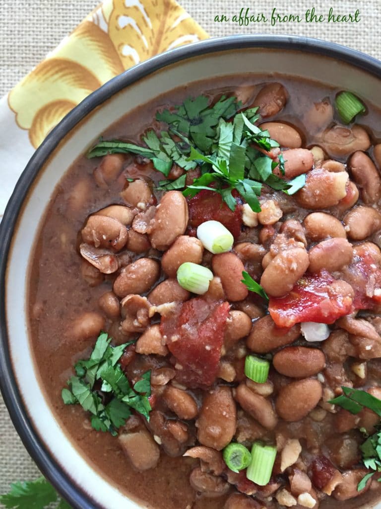 Southwestern Pinto Bean Soup