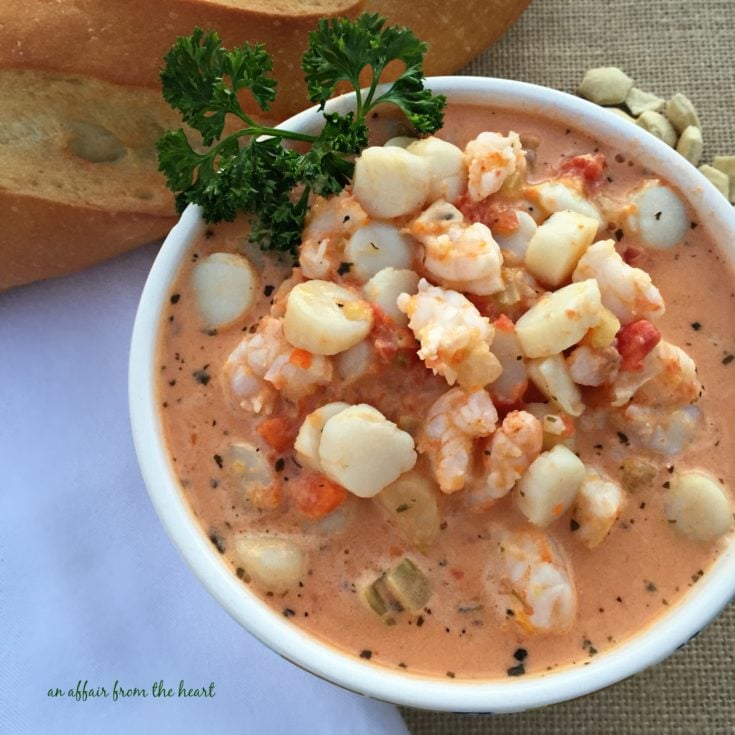 shrimp bisque soup