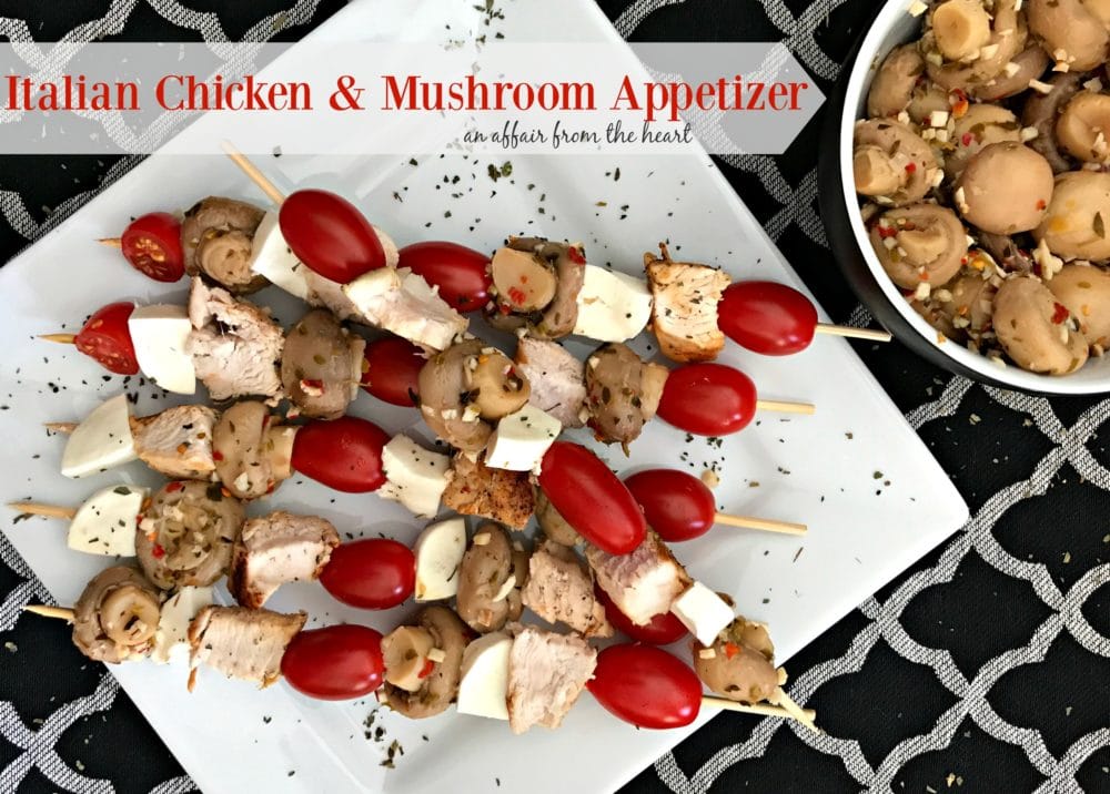 Italian Chicken & Mushroom Appetizer