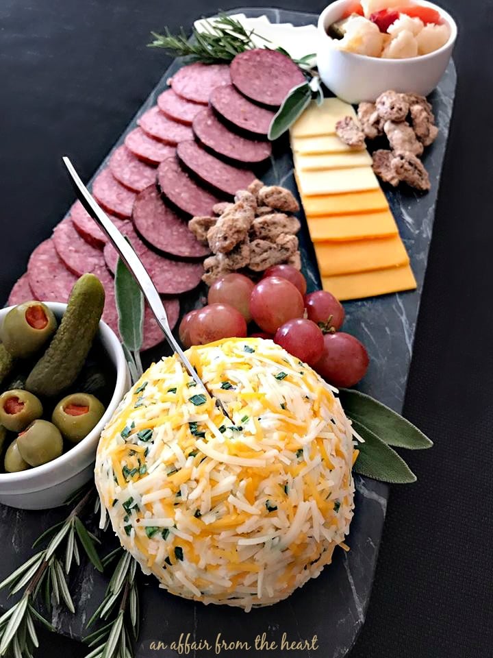 Summer Sausage Cheese Ball