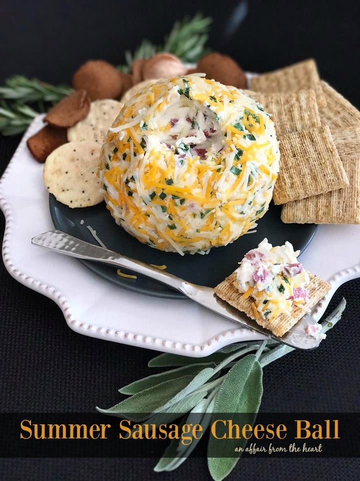 Summer Sausage Cheese Ball