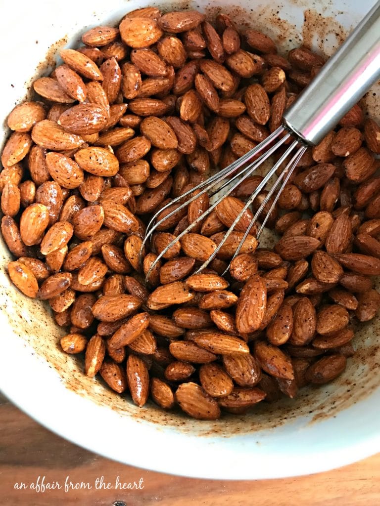 Spicy Smoked Almonds get that smokey flavor right in your oven!