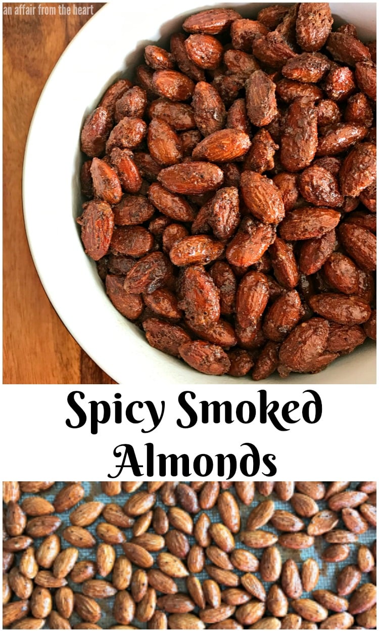 Spicy Smoked Almonds get that smokey flavor right in your oven!
