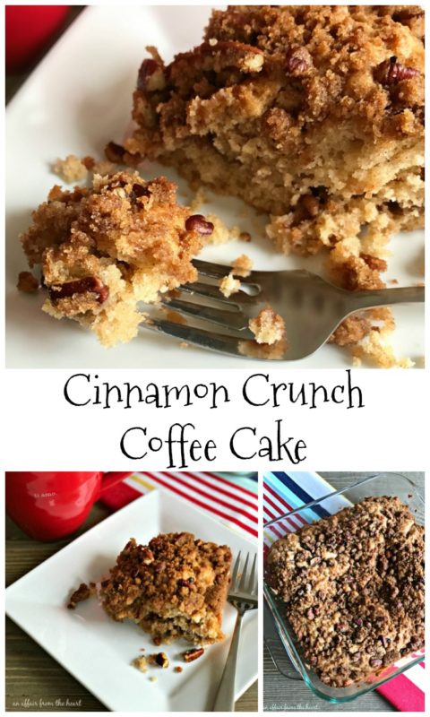 Cinnamon Crunch Coffee Cake An Affair from the Heart