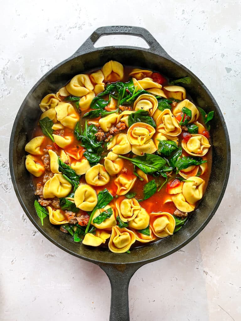 Tortellini Soup with Sausage