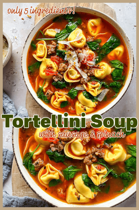 Sausage tortellini deals spinach soup