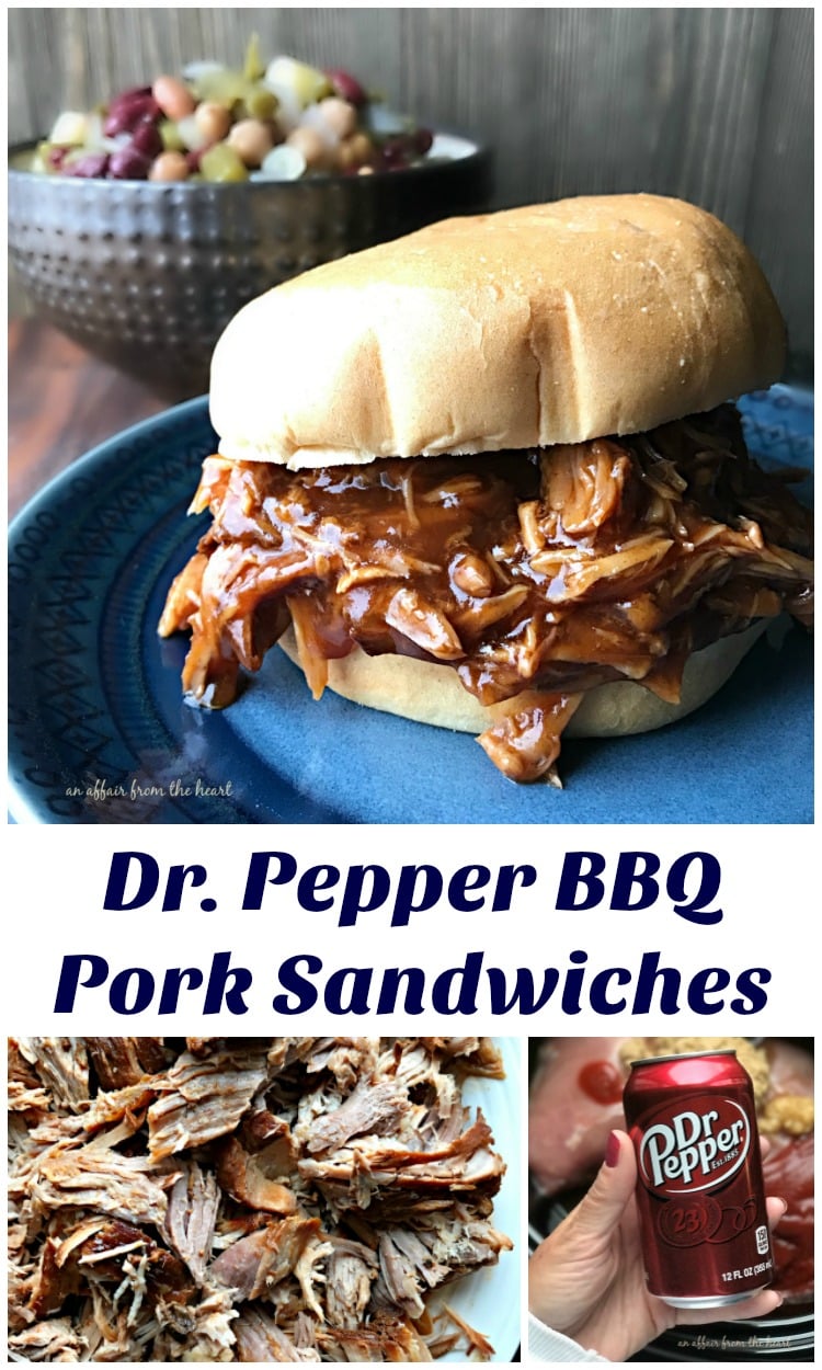 Dr. Pepper BBQ Pork Sandwiches - An Affair from the Heart