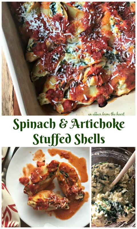 Spinach Stuffed Shells with Creamy Pink Sauce - Dish It Girl Recipe Box