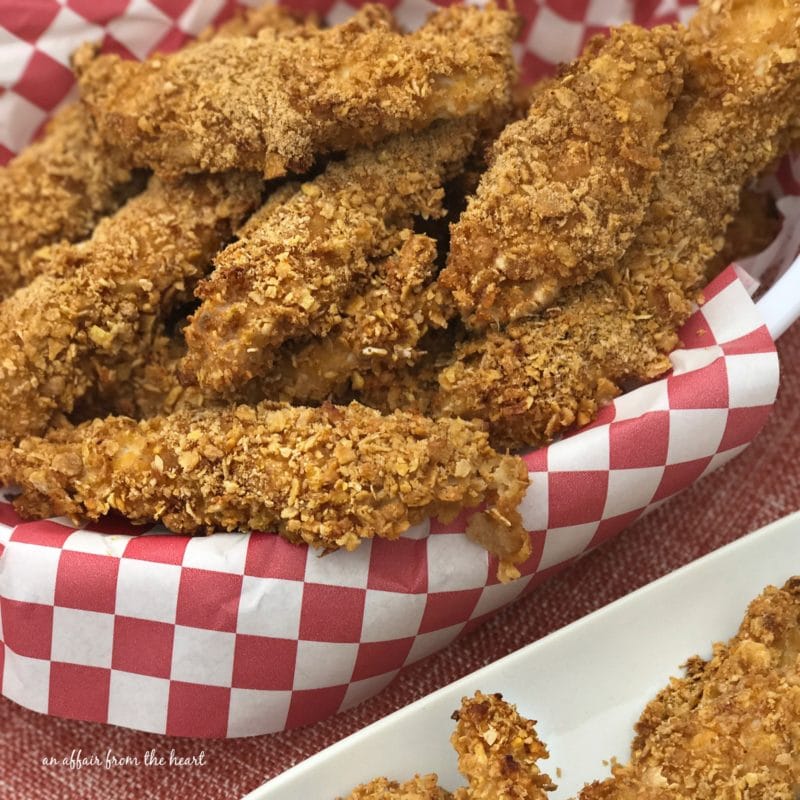 Spicy Baked Buttermilk Chicken Strips