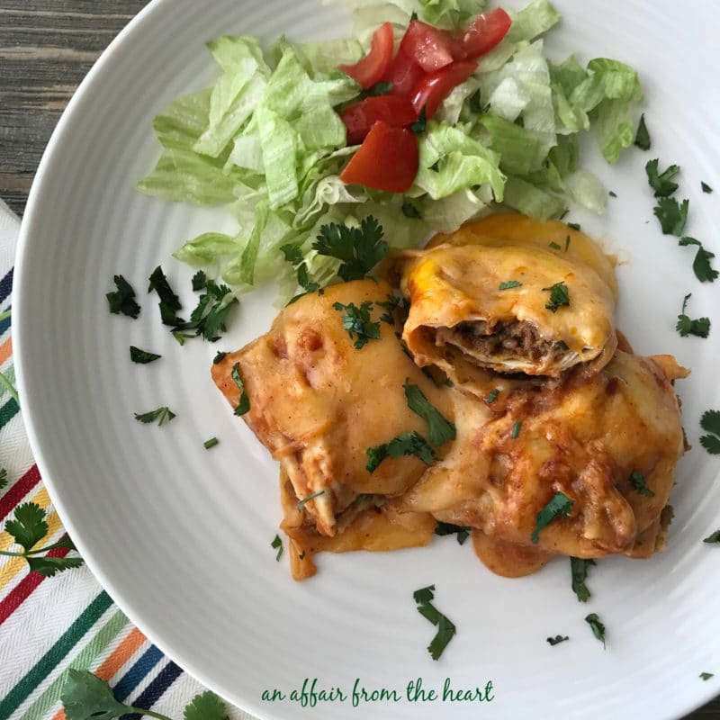 Slow Cooker Smothered Burritos