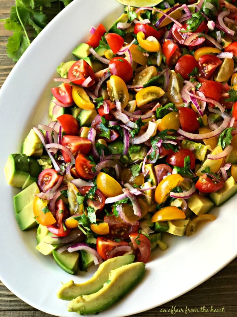 Deconstructed Guacamole Salad