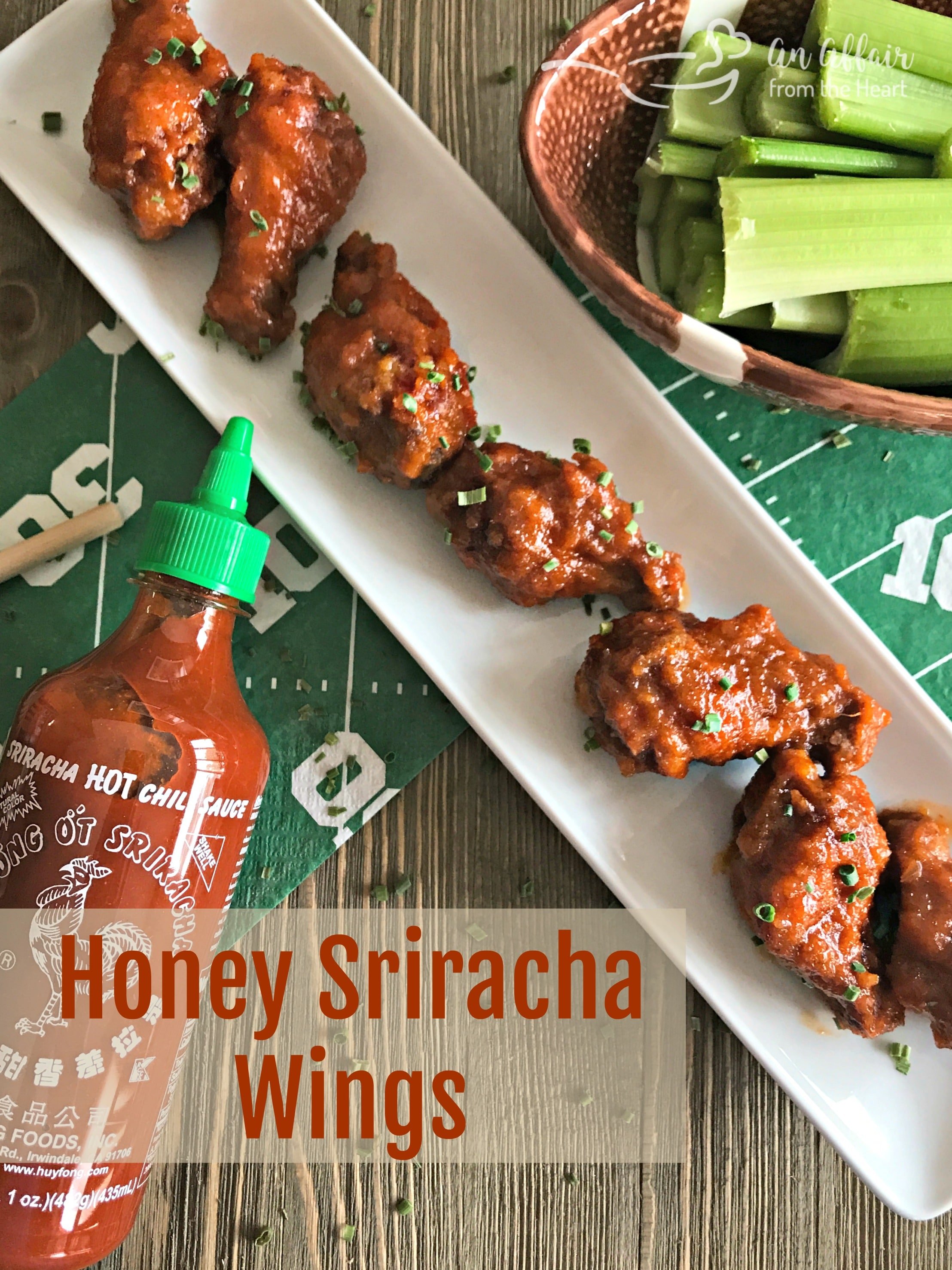 Honey Sriracha Wings