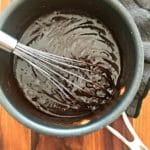 Chocolate Ganache in a pot