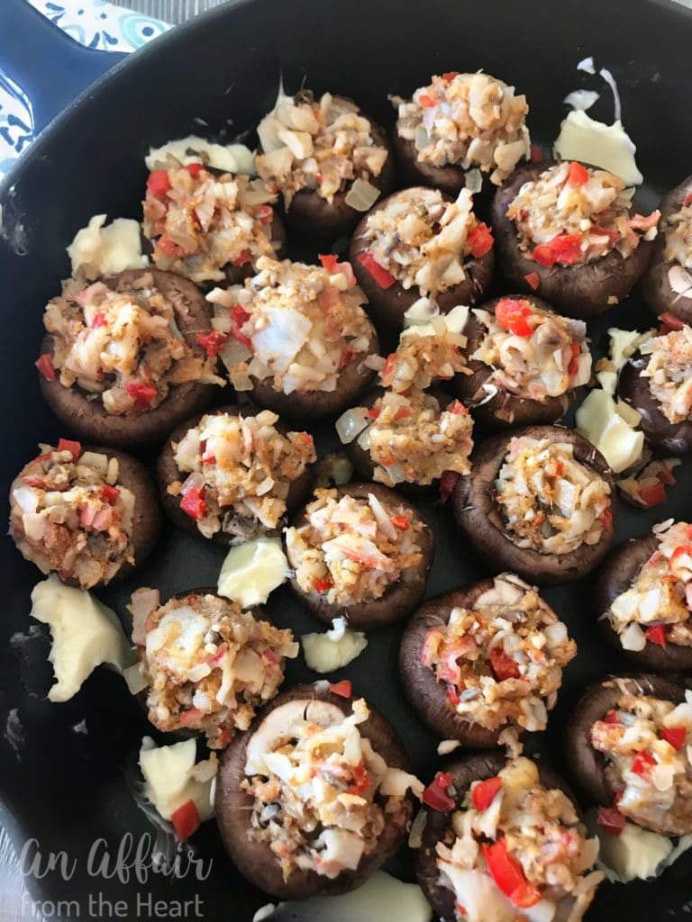 Crab Stuffed Mushrooms