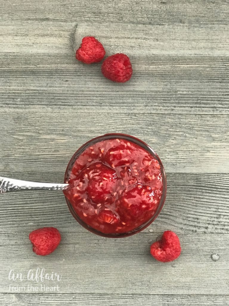 Homemade Raspberry Sauce 