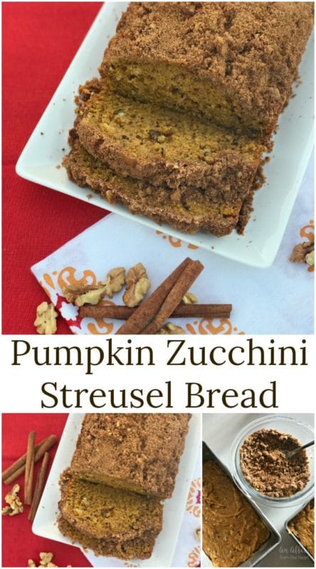 Pumpkin Zucchini Streusel Bread - An Affair from the Heart