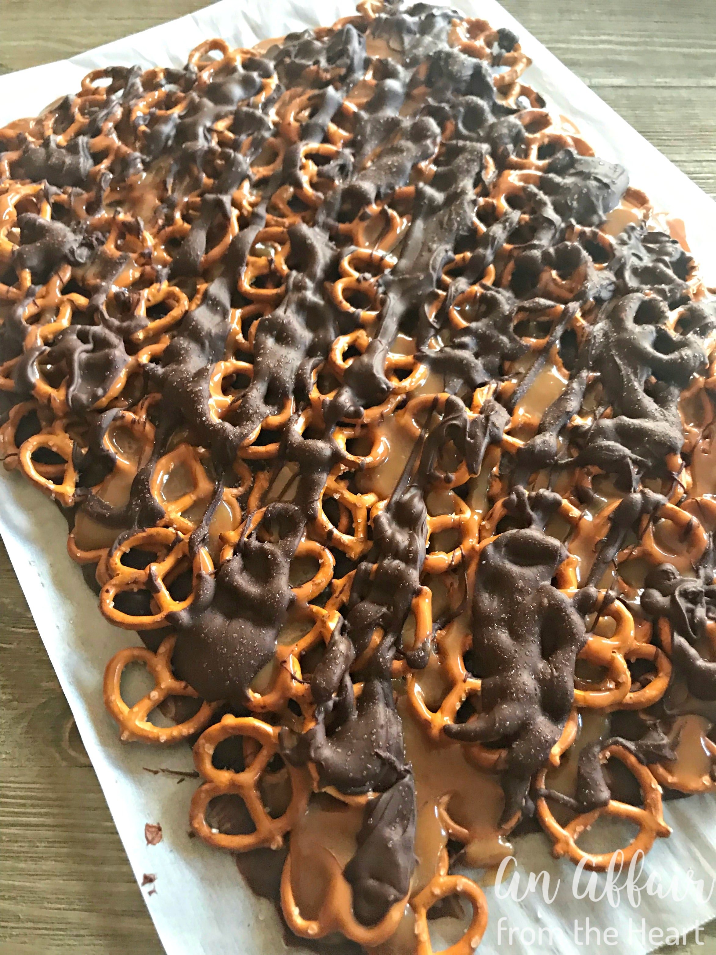 Salted Caramel Chocolate Pretzel Bars - Sweet, Salty, Tasty!