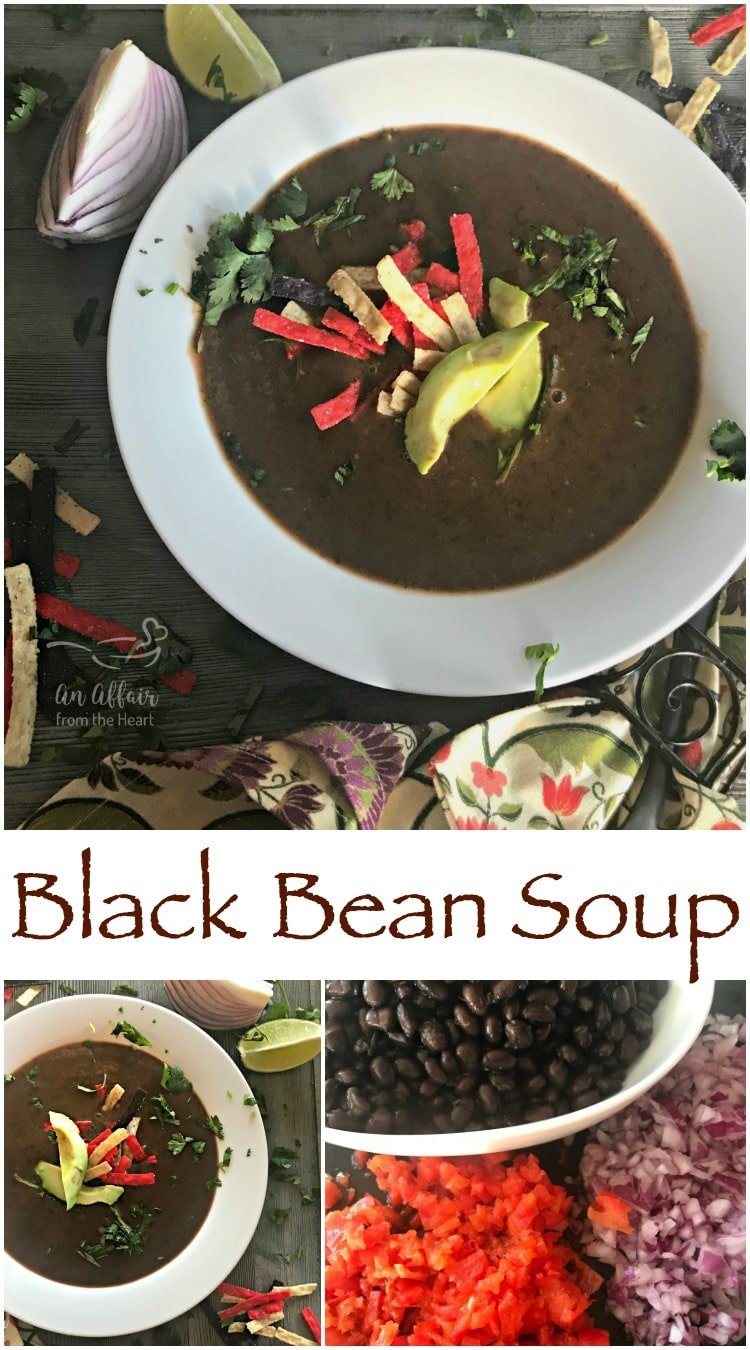 Black Bean Soup - An Affair from the Heart