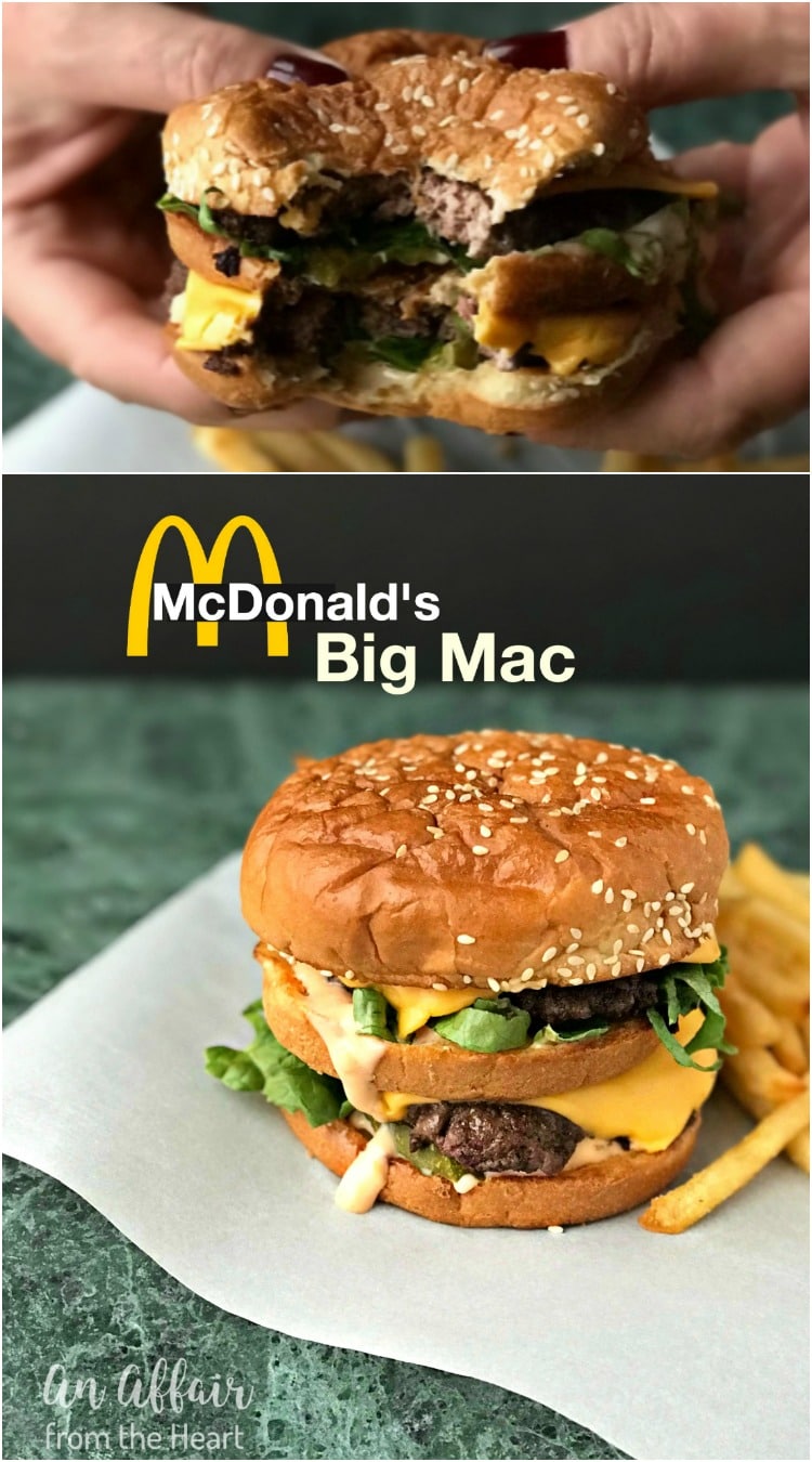 Copy Cat McDonald's Big Mac - An Affair from the Heart