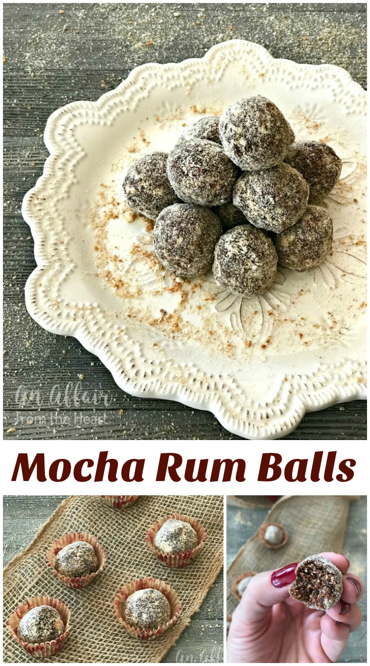 Mocha Rum Balls - An Affair from the Heart